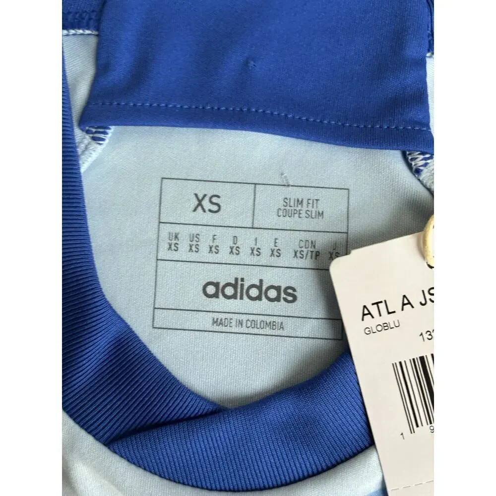 adidas Atlanta United FC MLS Soccer Jersey Blue Yellow Size XS NWT $100